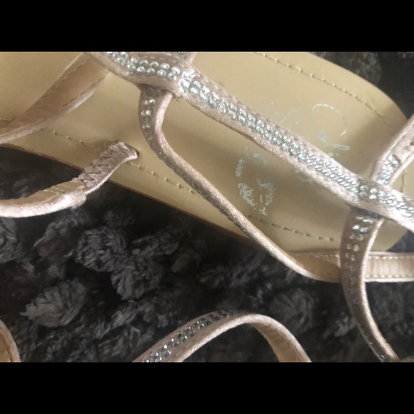 EUC Colin Stuart bling gladiator sandals 8 - Picture 4 of 4
